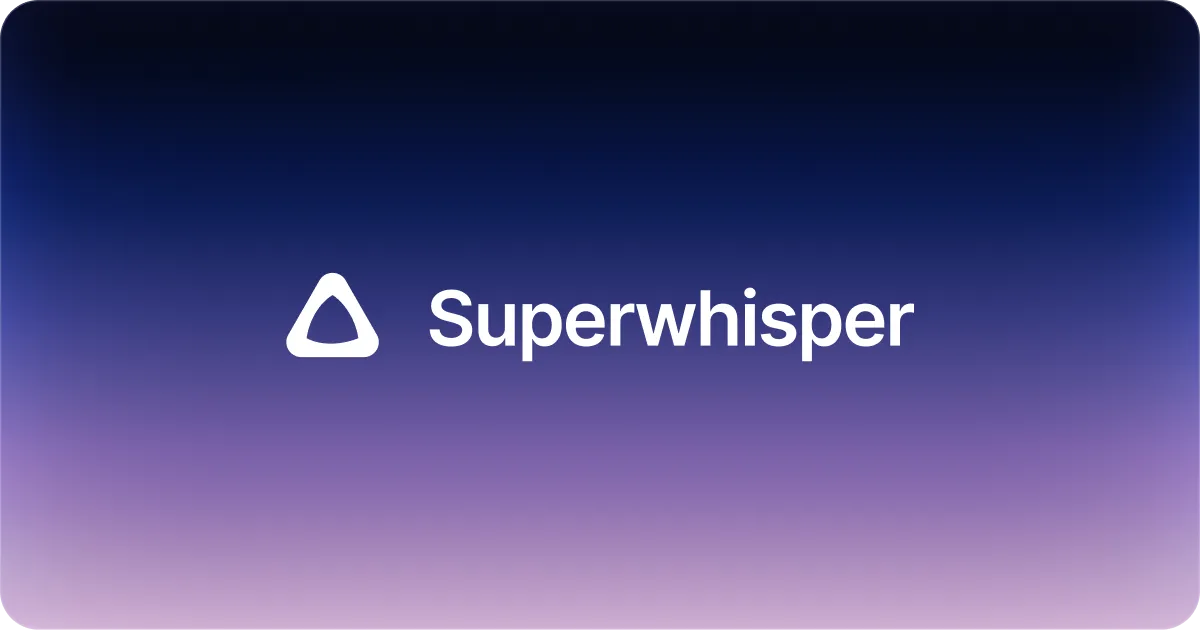 Interfaz de SuperWhisper en macOS con modos de dictado por voz